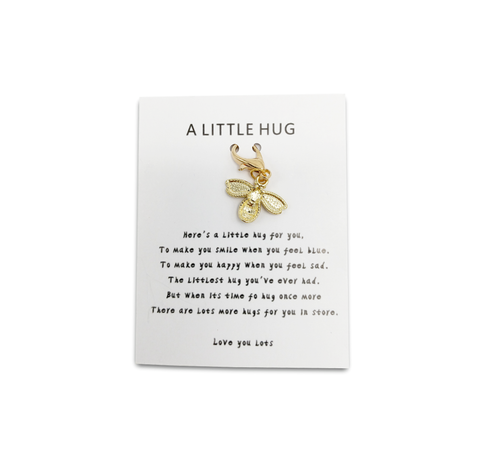 Bee Charm A Little Hug Card