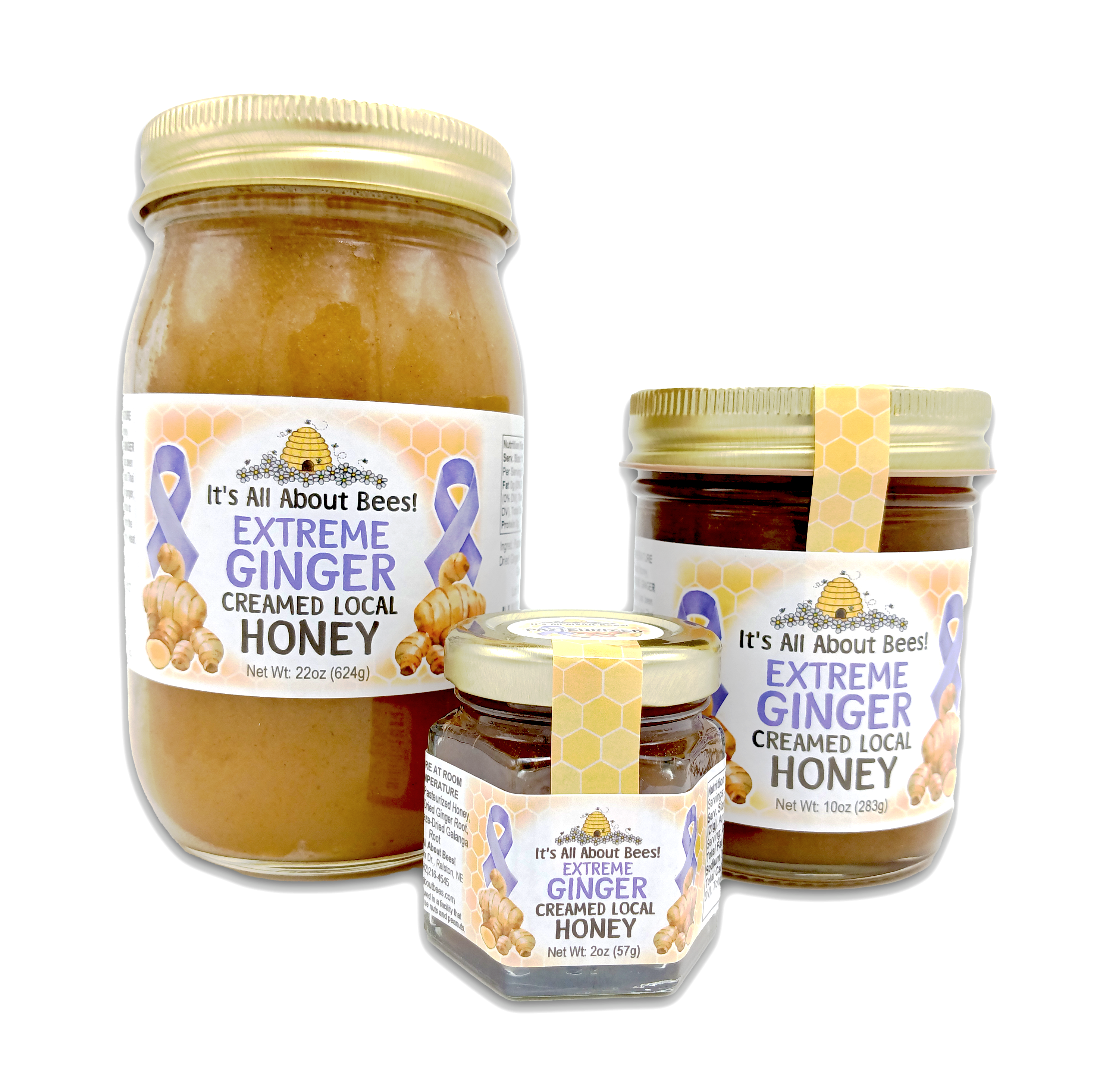Creamed Honey Extreme Ginger – It's All About Bees!