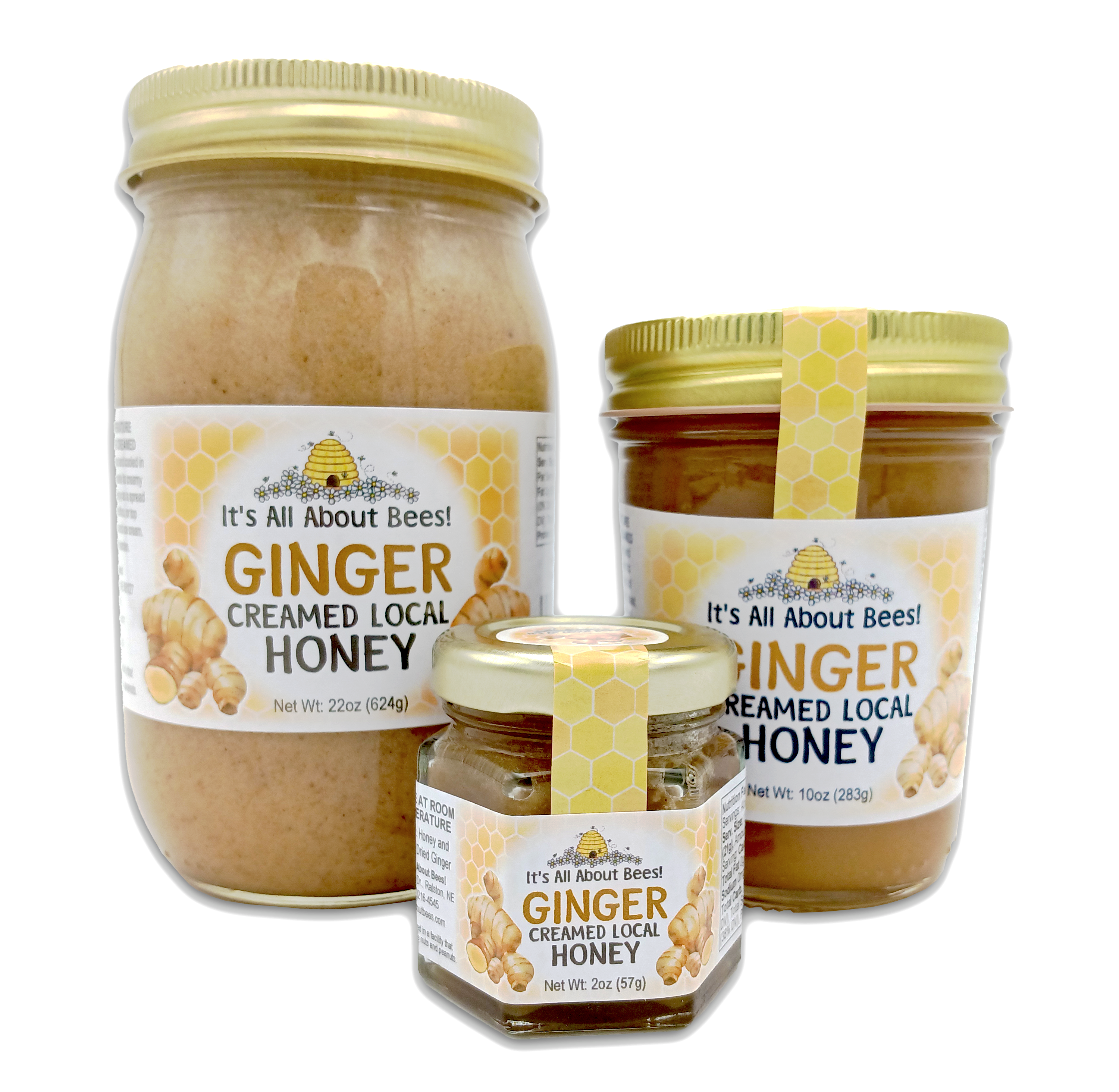 Creamed Honey Ginger – It's All About Bees!