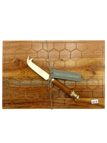 Kitchen Serving Board Set With Cheese Knife