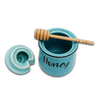 Honey Pot Light Blue Ceramic