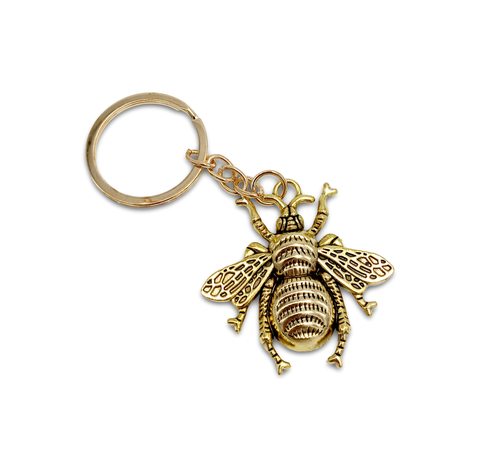 Keychain Large Gold Bee