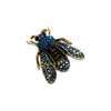 Brooch Sparkly Blue Bee