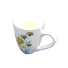 Cup Mug Pink Wildflowers and Bees