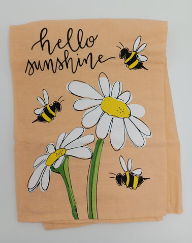 Towel Kitchen HELLO SUNSHINE Daisy and Bee