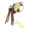 Wind Chime Copper with Bees and Honeycomb