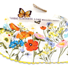 Kitchen Towel Spread Kindness Wildflowers