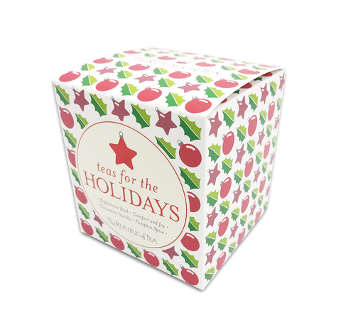 Teas for the Holiday Assortment Cube