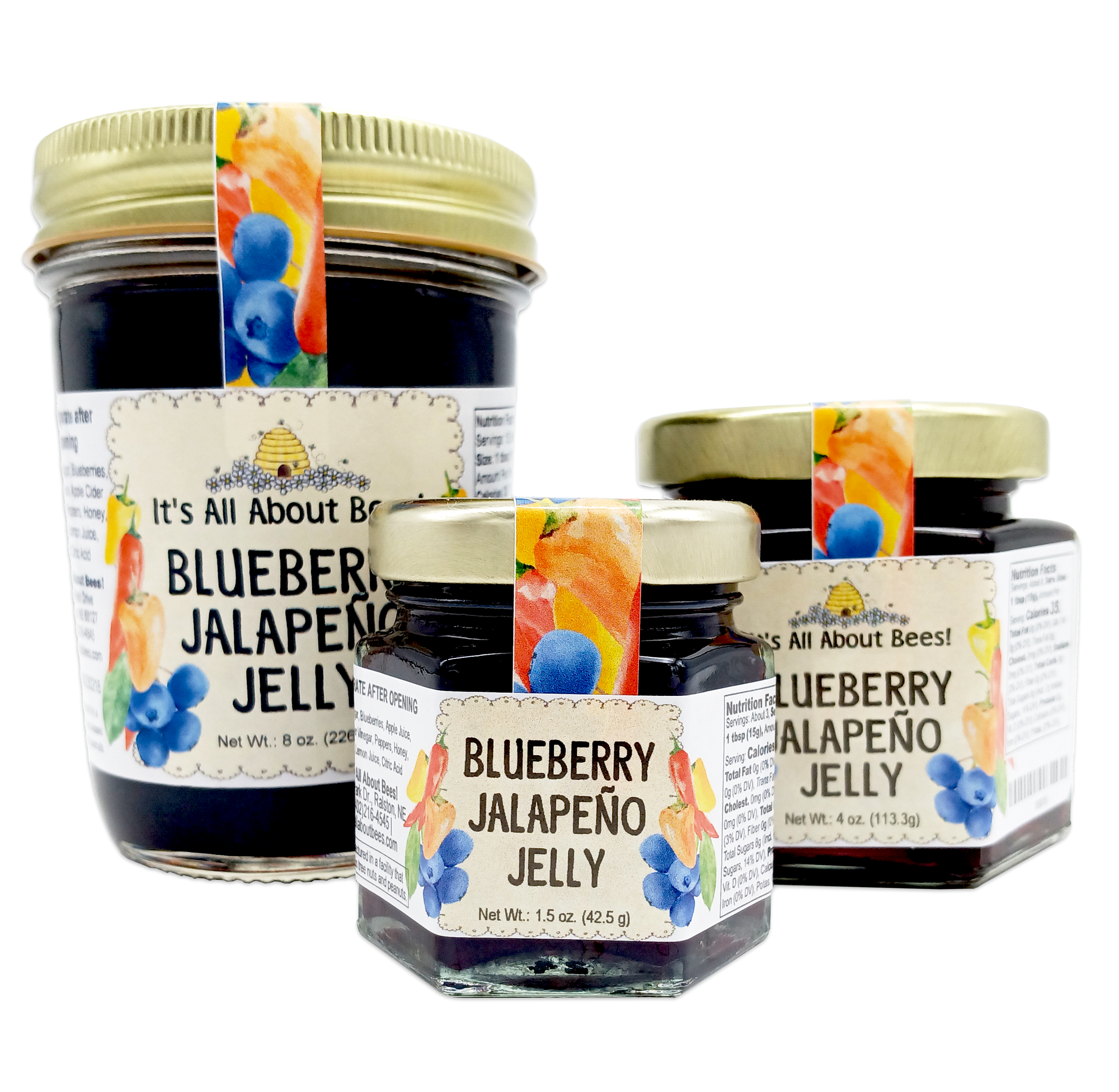 Pepper Jelly Blueberry Jalapeño With Honey
