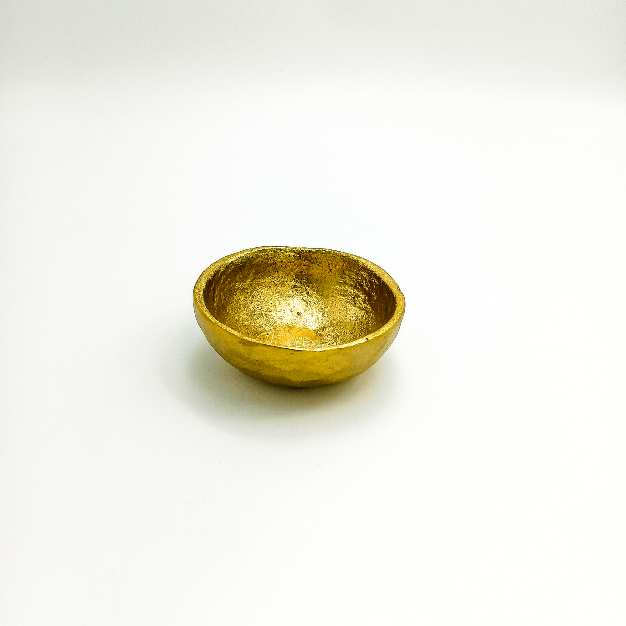 Candle Holder Bowl Cast Aluminum Large