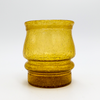 Candle Holder Seeded Glass