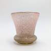 Candle Holder Seeded Glass