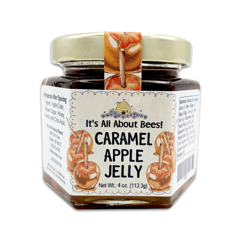 Jelly Caramel Apple With Honey