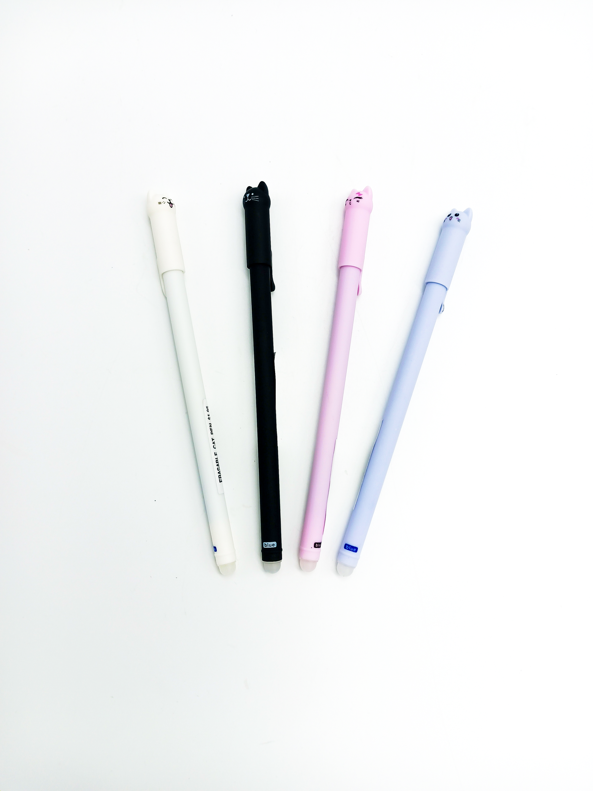 Cat Gel Pens Erasable Various Colors