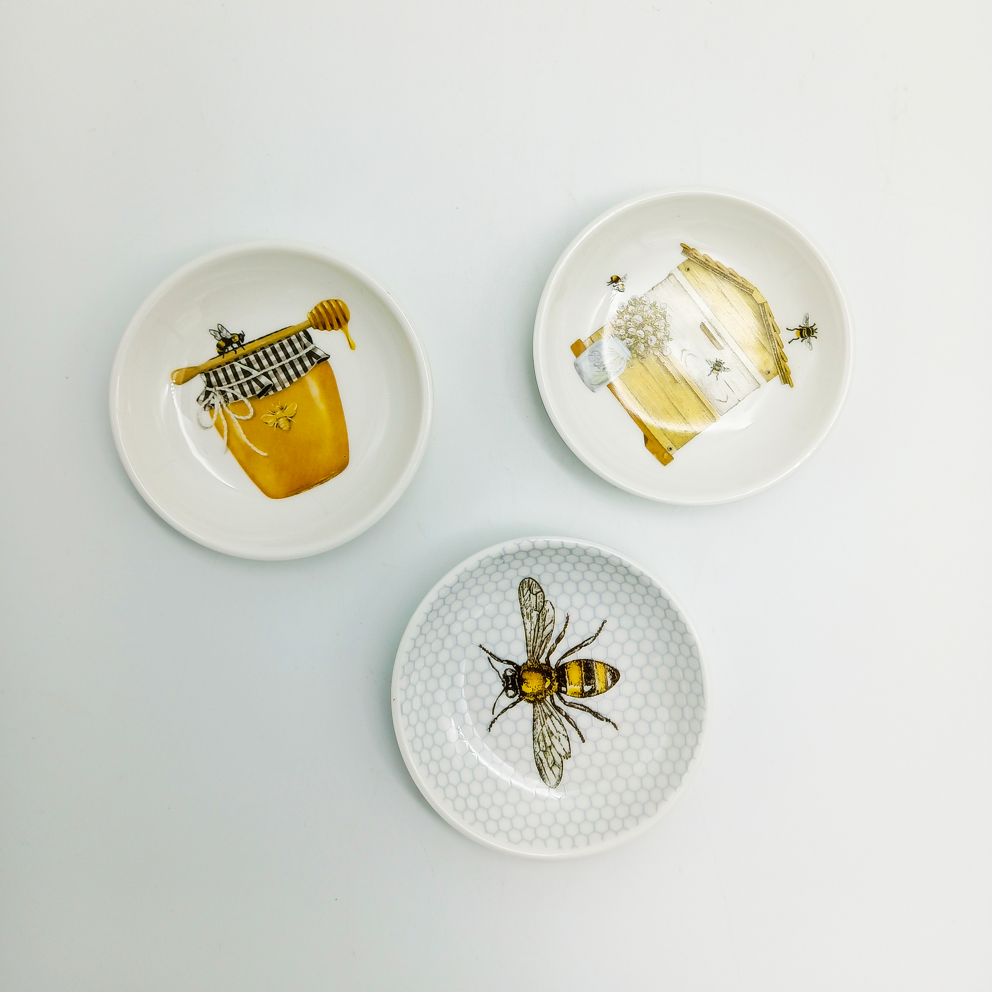 Dish With Bees and Honey