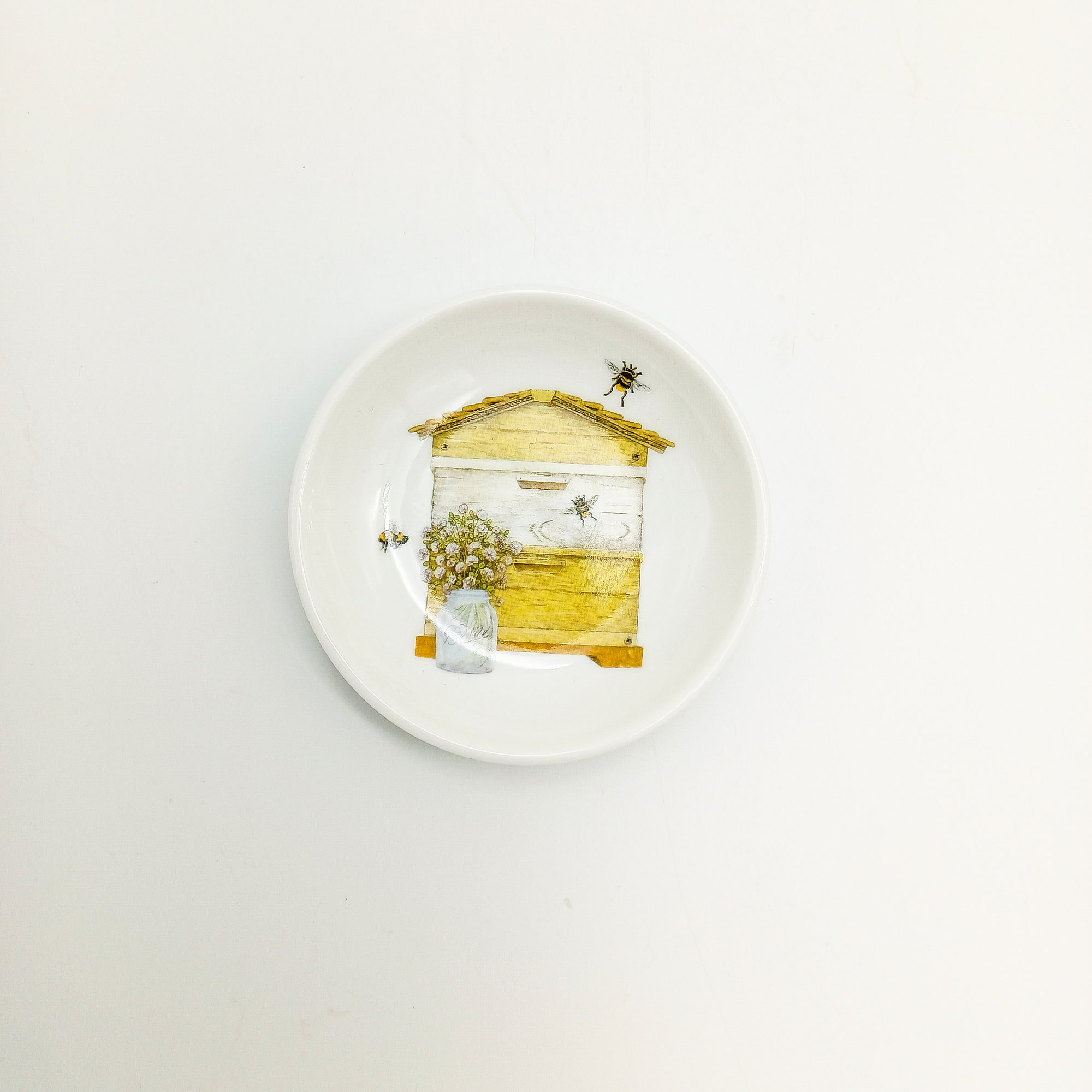 Dish With Bees and Honey