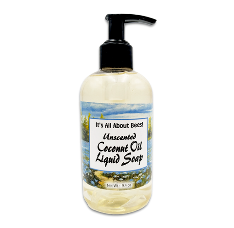 Body Care Liquid Soap Unscented Coconut Oil (Hand Crafted)