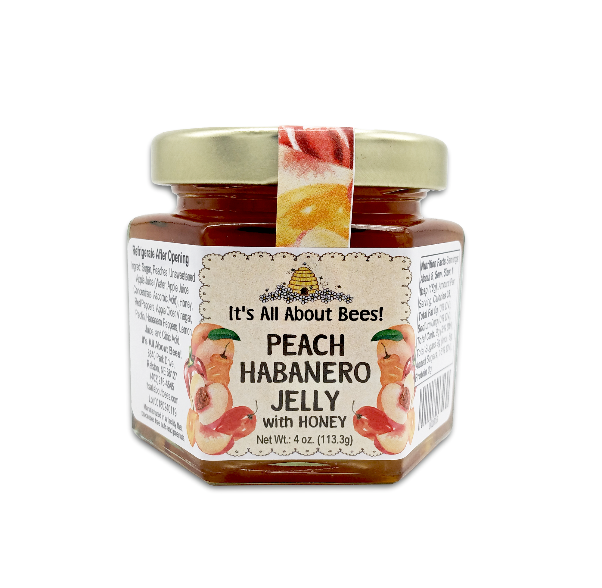 Pepper Jelly Peach Habanero With Honey