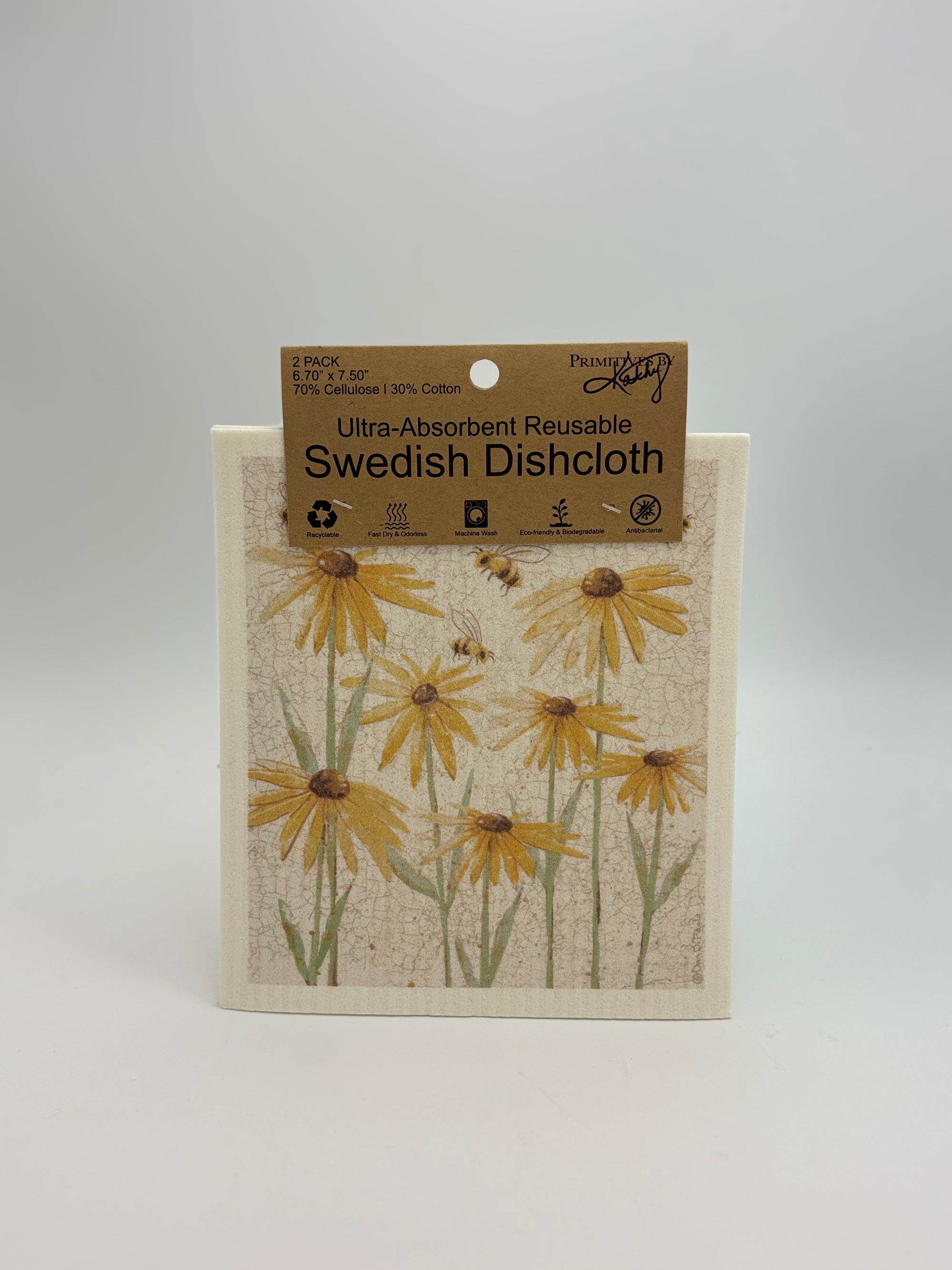 Kitchen Swedish Dishcloths Rustic Floral