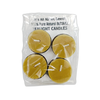 100% Beeswax Candle Tealight - 4 Pack (Hand Crafted)