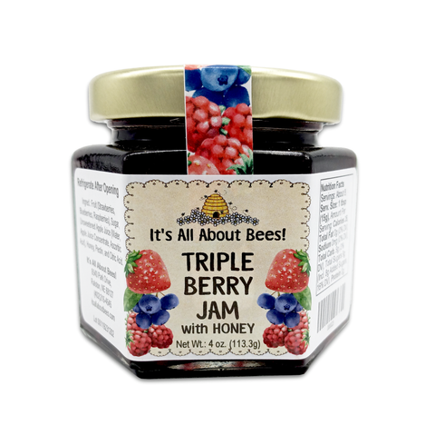 Jam Triple Berry With Honey