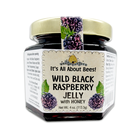 Jelly Wild Black Raspberry With Honey