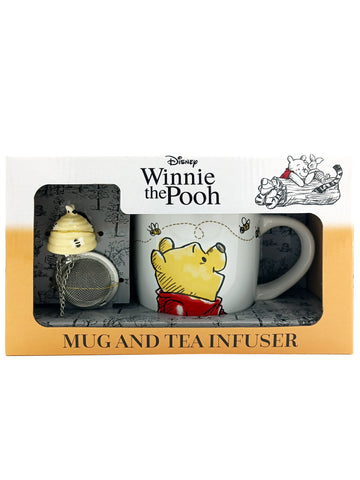 Cup Mug With Tea Infuser Winnie The Pooh