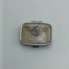 Pill Box Bee Happy Bee on White Background