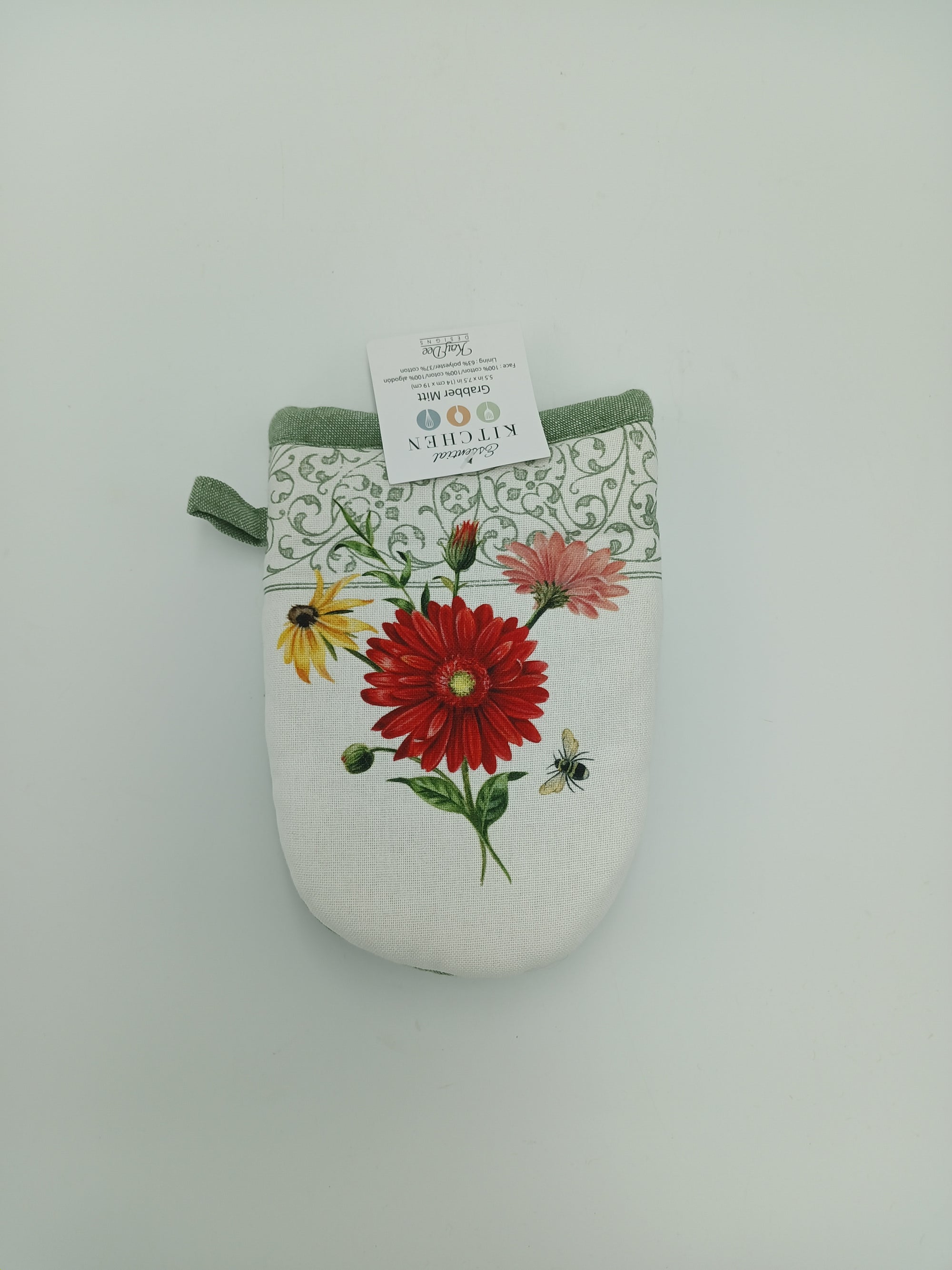Kitchen Grabber Mitt Floral Buzz