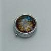 Pill Box Bee Stained Glass Look