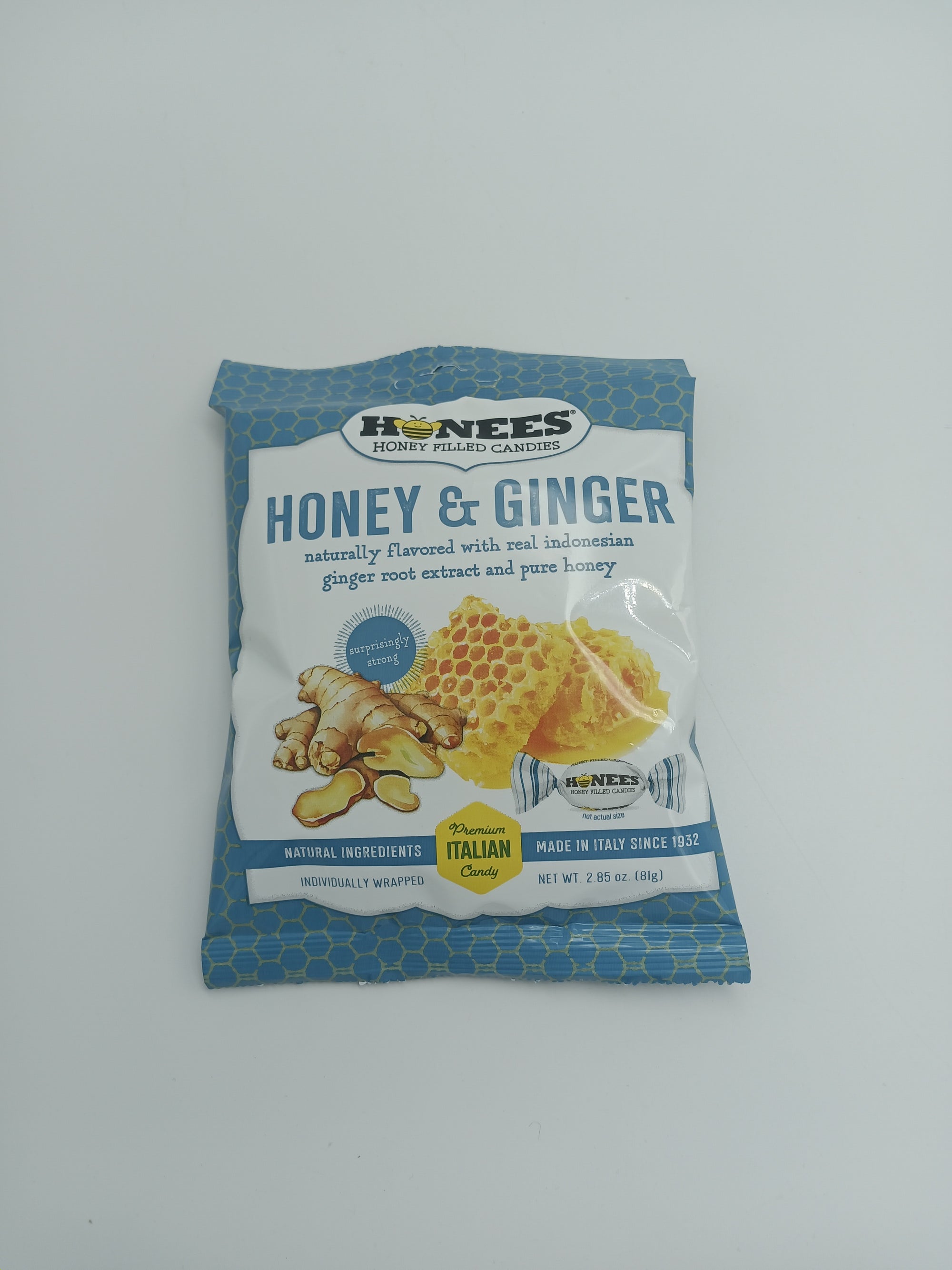HONEES Honey Filled Ginger Drops Bag