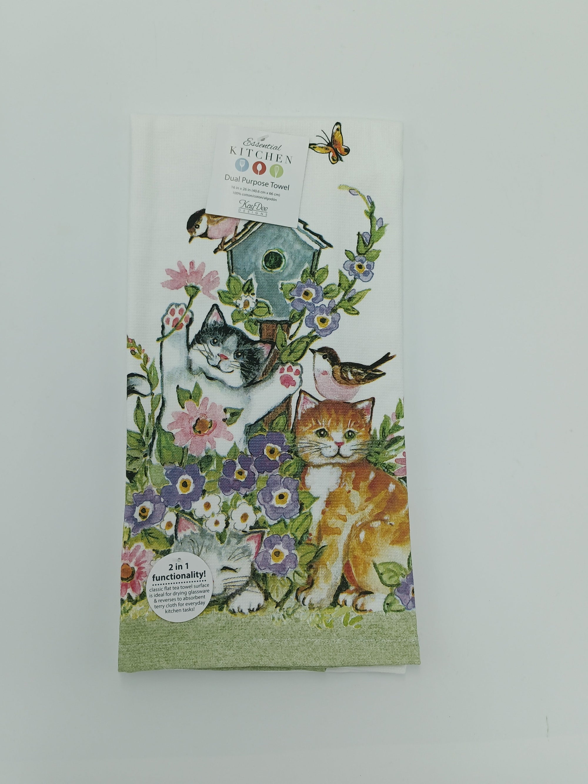 Towel Kitchen Curious Kittens Birdhouse