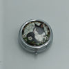 Pill Box Black Cat Stained Glass Look