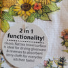 Kitchen Towel Bee and Skep Floral Toss