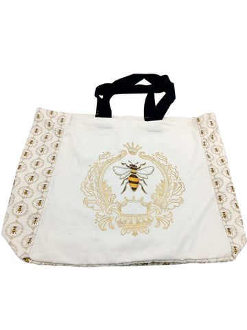 Bag Tote Bees With Gold Accents