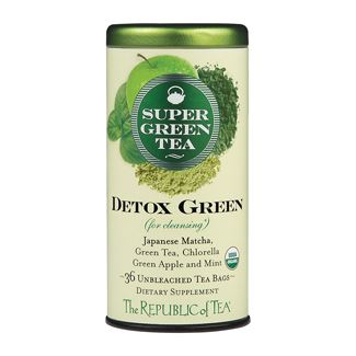 Tea Green Organic Detox Super Green Tea Bags