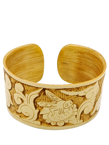 Jewelry Bamboo Bee Cuff