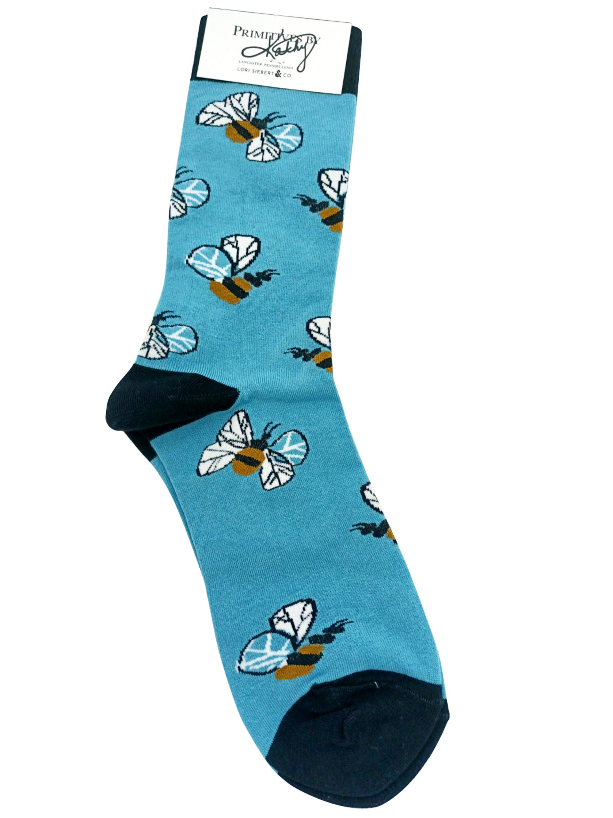 Apparel Socks Blue Bees
