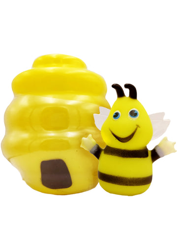 Children's Bee Finger Puppet in Beehive Case