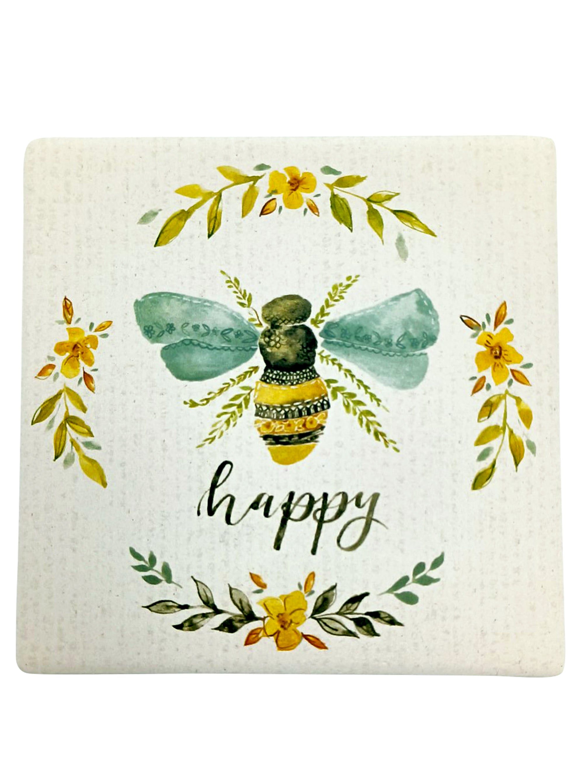 Kitchen Coaster Bee Happy