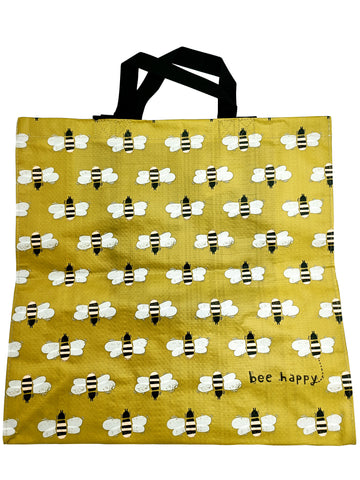Tote Bag Gold Bee Happy 15 x 15